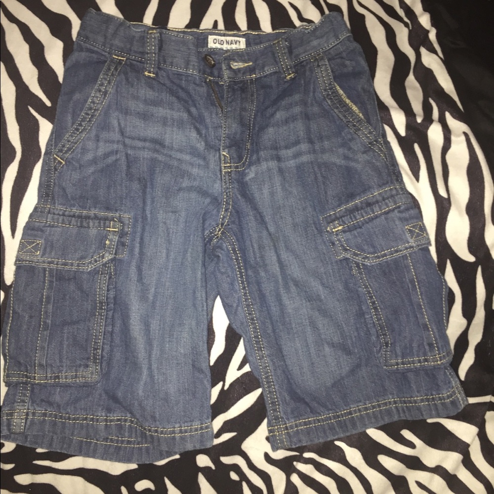 Blue jean shorts